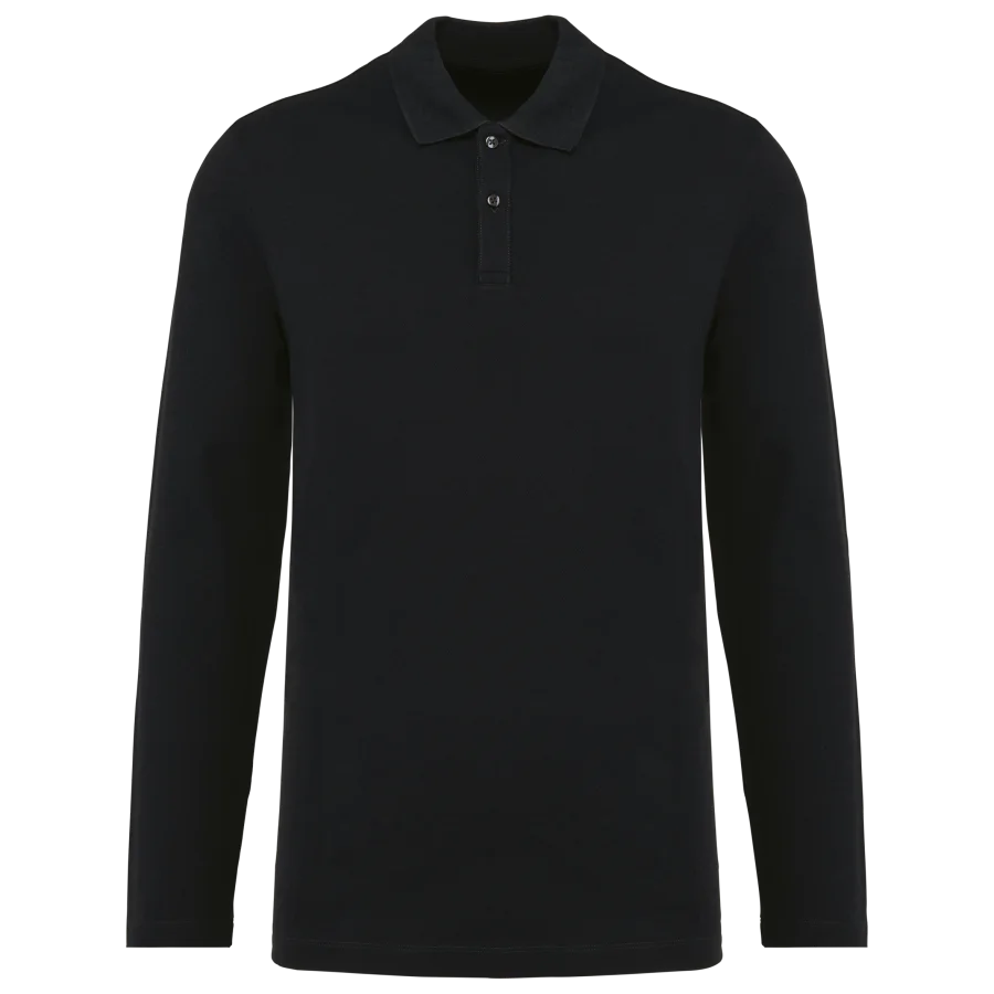 Polo Supima® manches longues homme