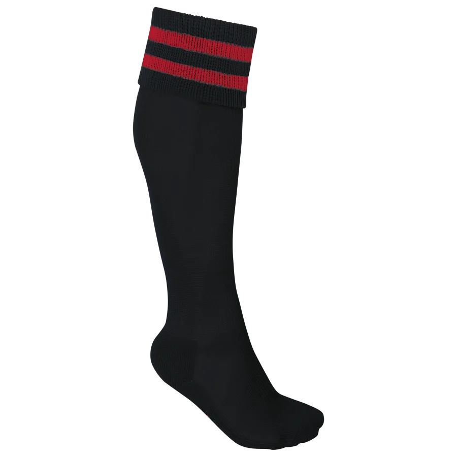 Chaussettes de sport rayées unisexe