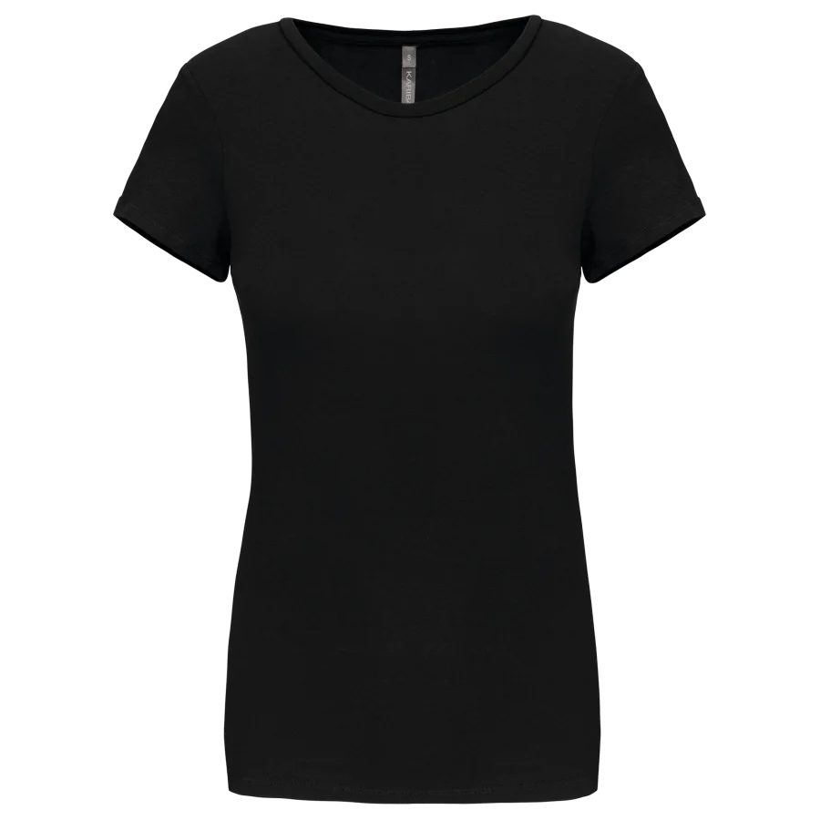 T-shirt col rond manches courtes femme