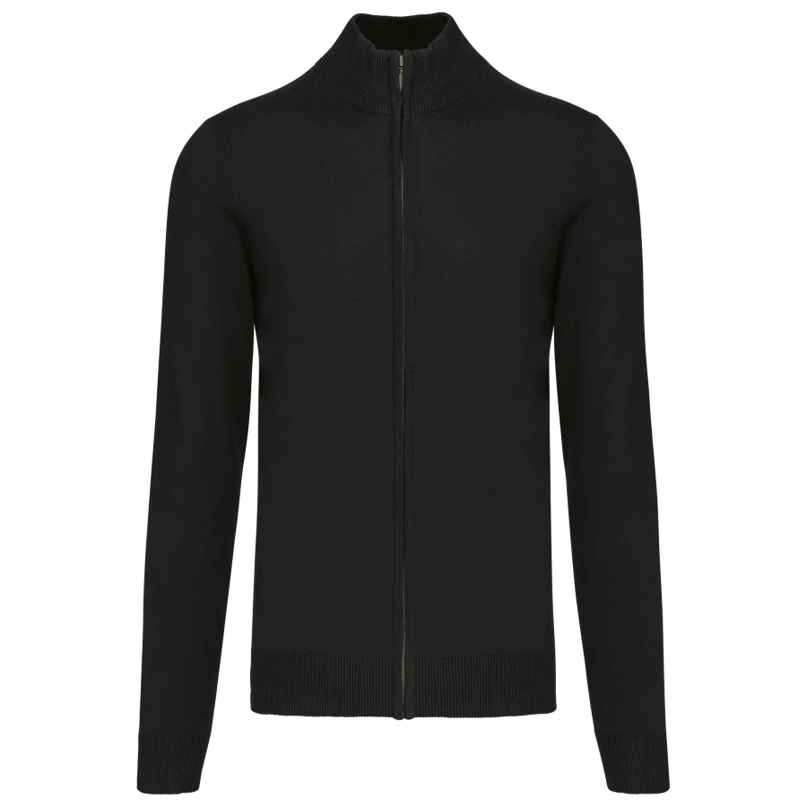 Cardigan zippé homme
