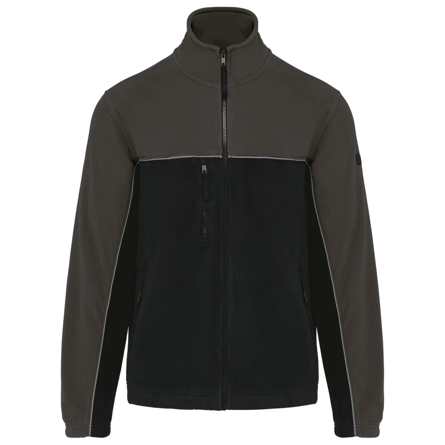 Veste micropolaire bicolore écoresponsable unisexe