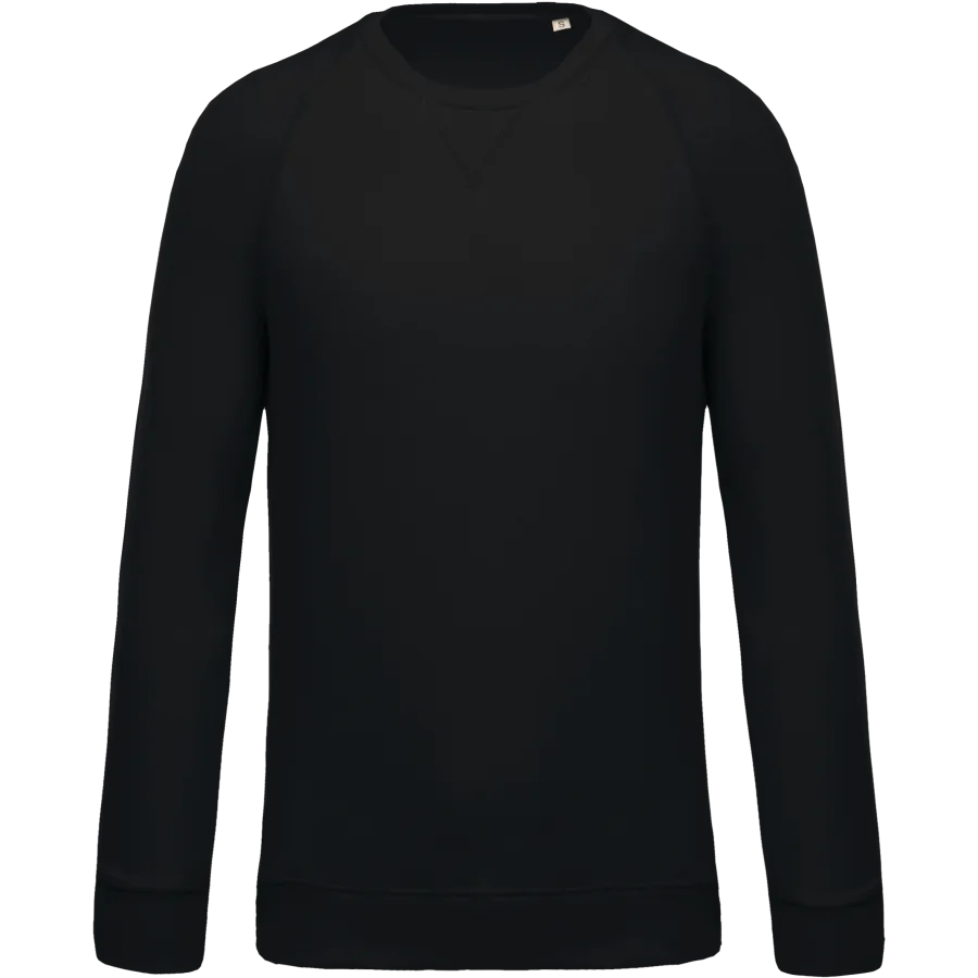 Sweat-shirt Bio col rond manches raglan homme