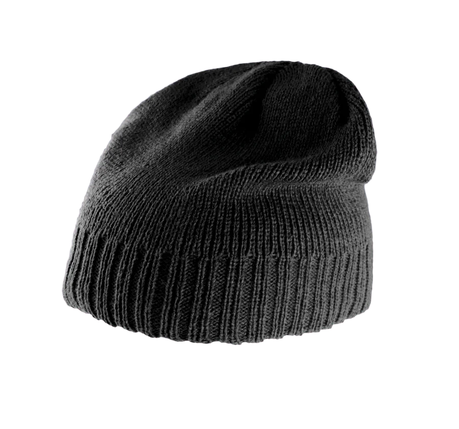 Bonnet bordure côtelée