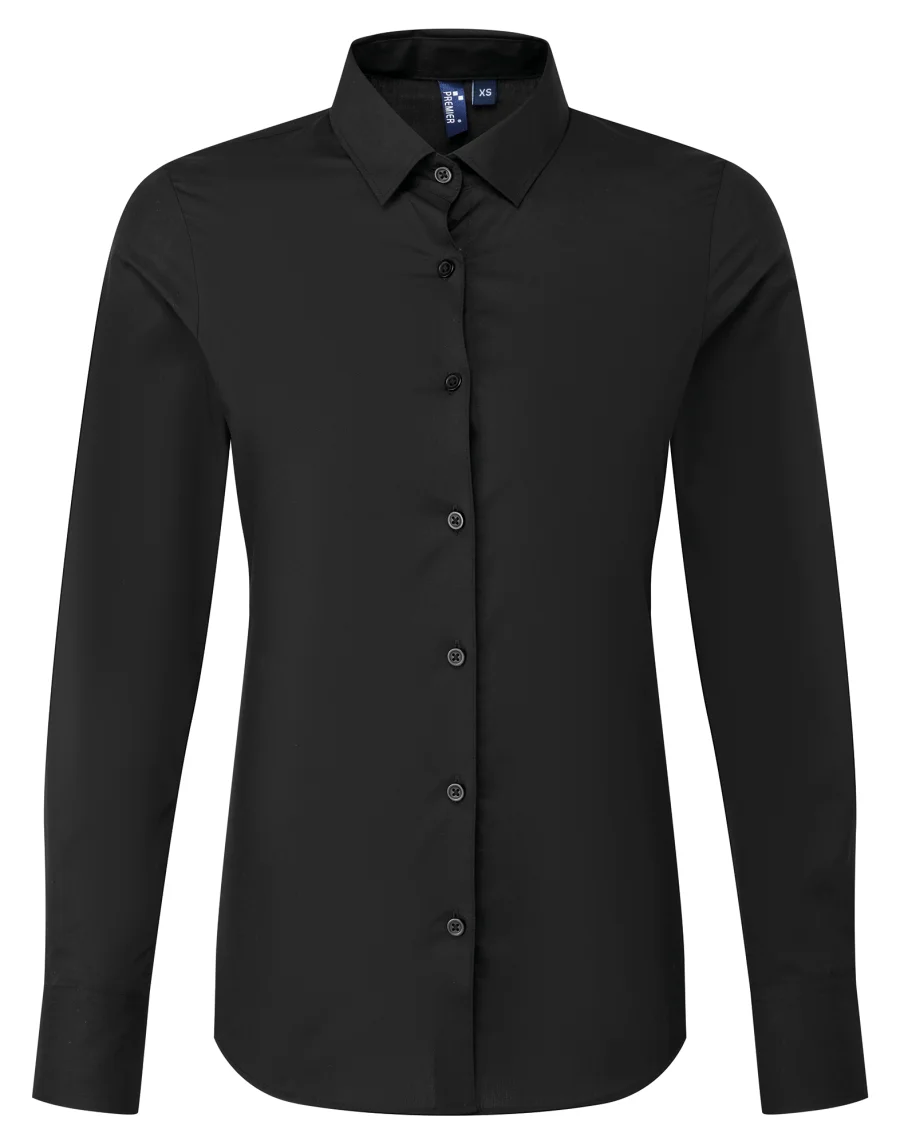 Chemise popeline RECYCLIGHT à manches longues pour femme