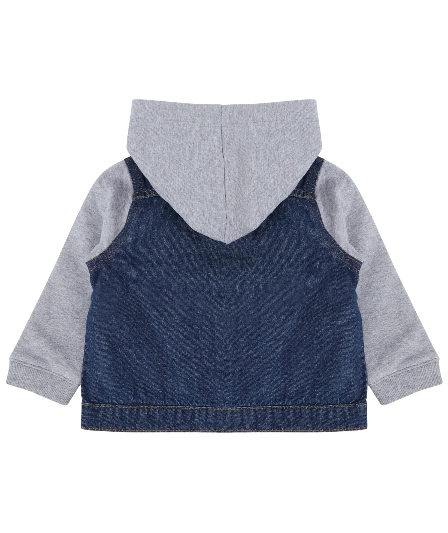 Veste en jean à capuche enfant