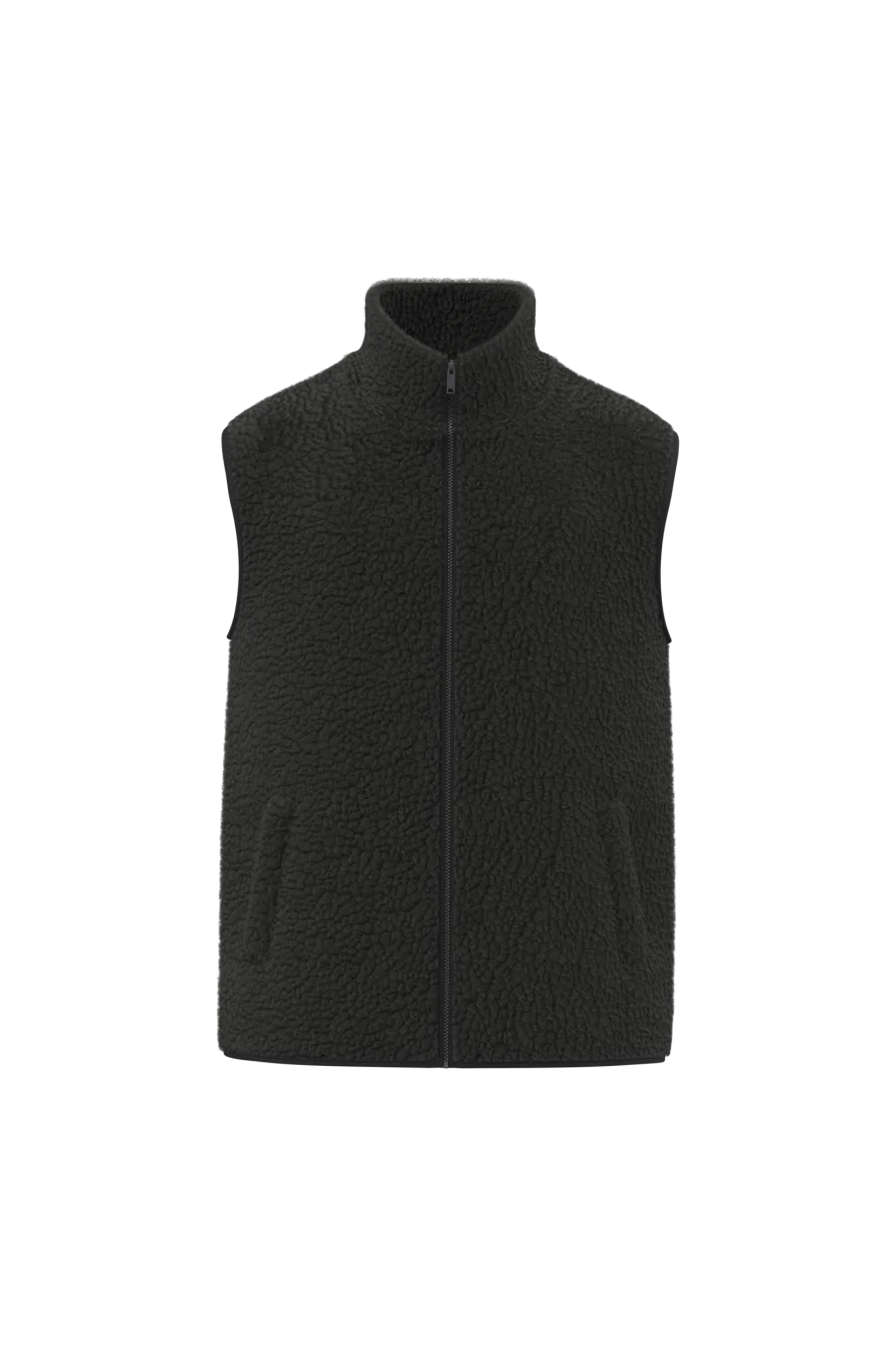 Veste sans manches en sherpa homme