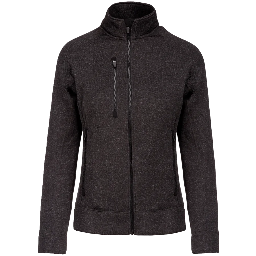 Veste zippée chinée femme
