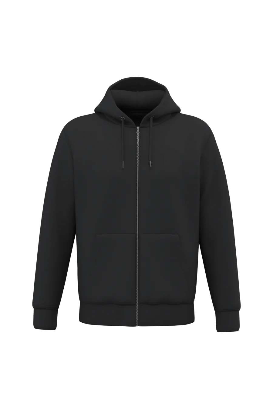Sweat-shirt écoresponsable zippé à capuche unisexe