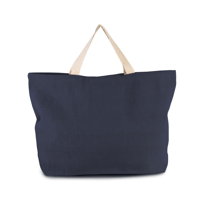 Grand sac de shopping fourre-tout esprit rustique