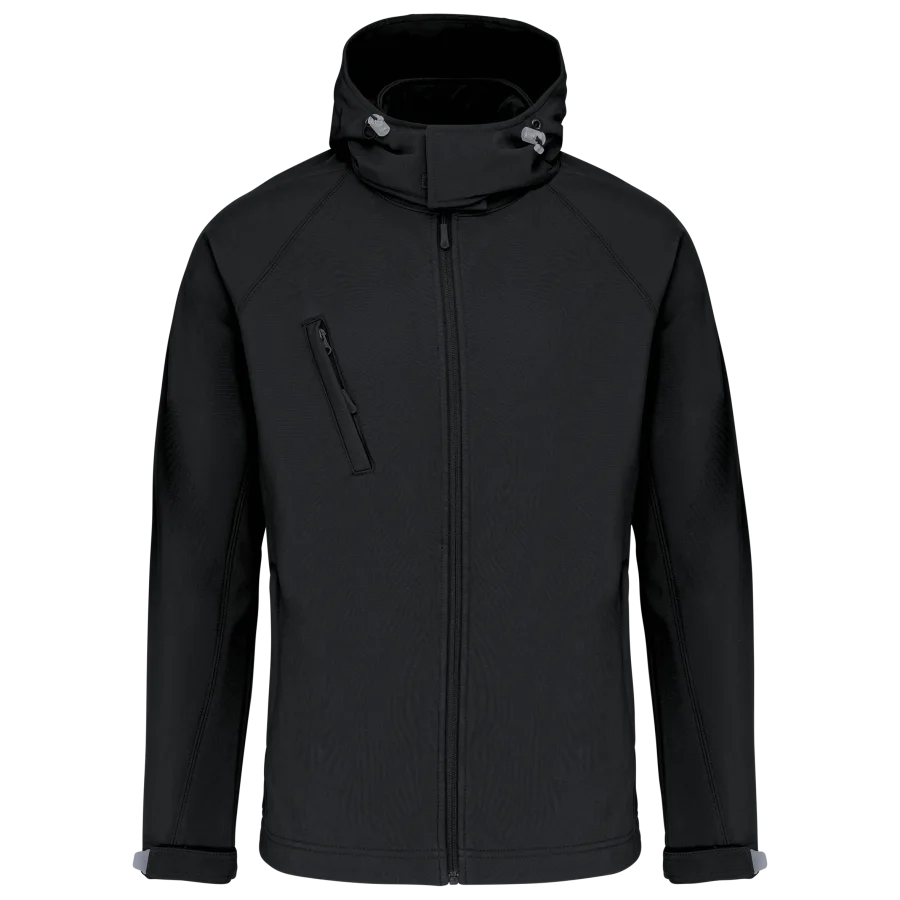 Veste softshell à capuche amovible homme