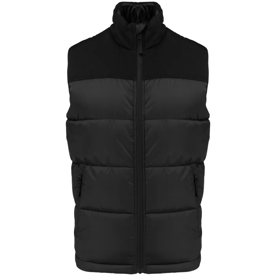 Bodywarmer matelassé bi-ton unisexe