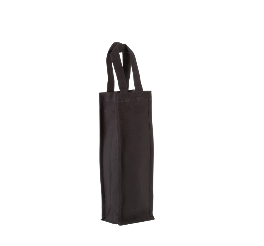 Sac porte-bouteille en coton canvas