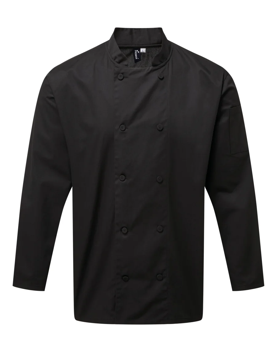 Veste chef cuisinier manches longues Coolchecker®