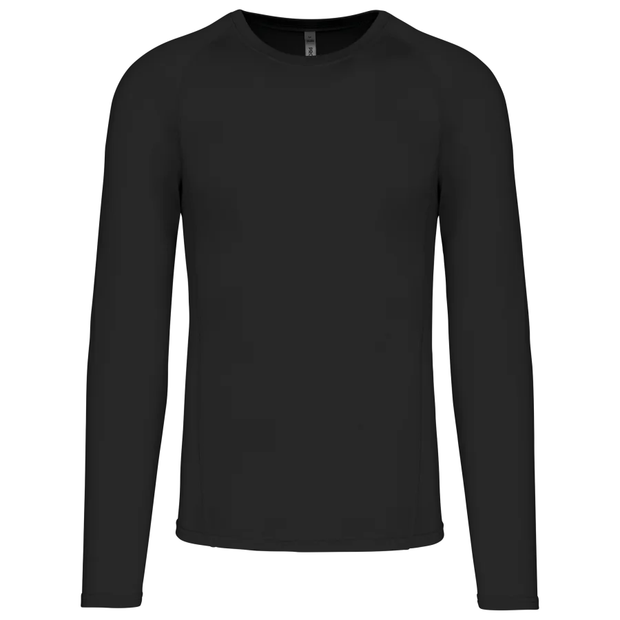 T-shirt double peau sport manches longues unisexe