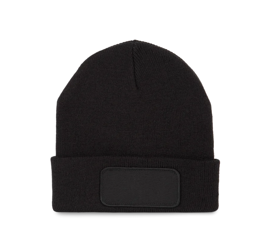 Bonnet avec patch