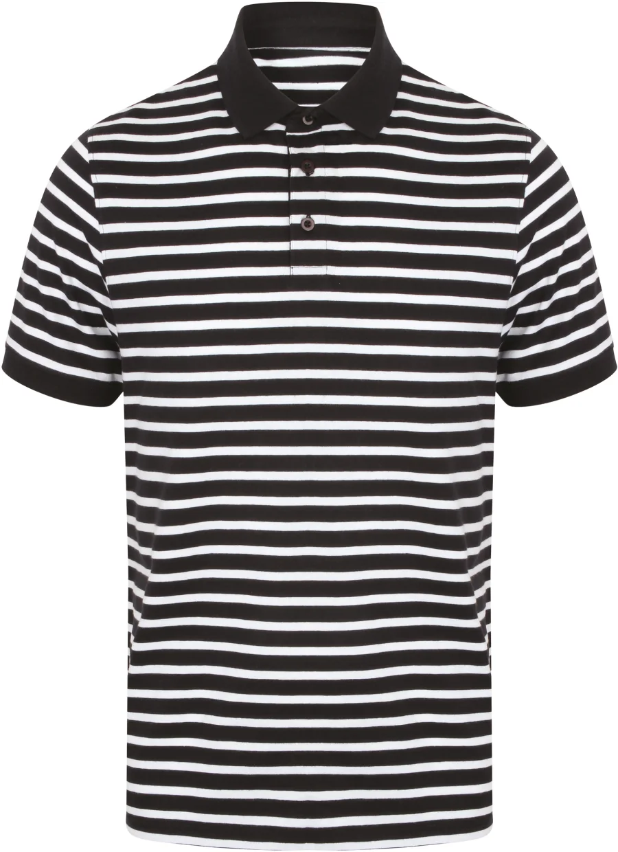 Polo jersey à rayures