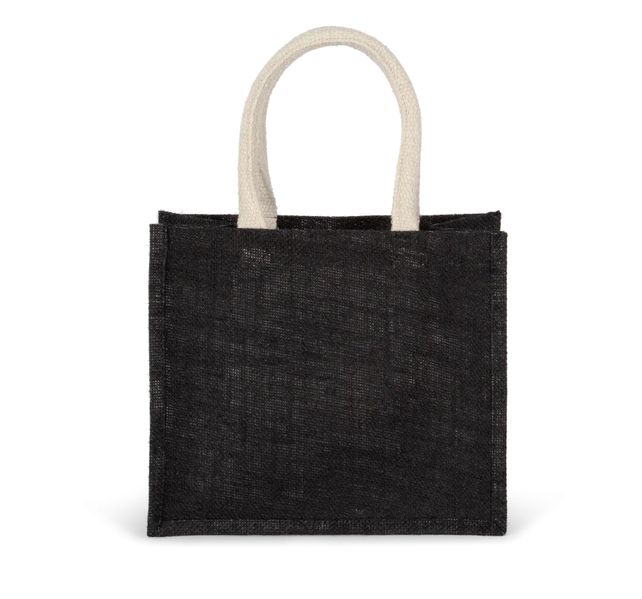 Sac style cabas en toile de jute - modèle moyen