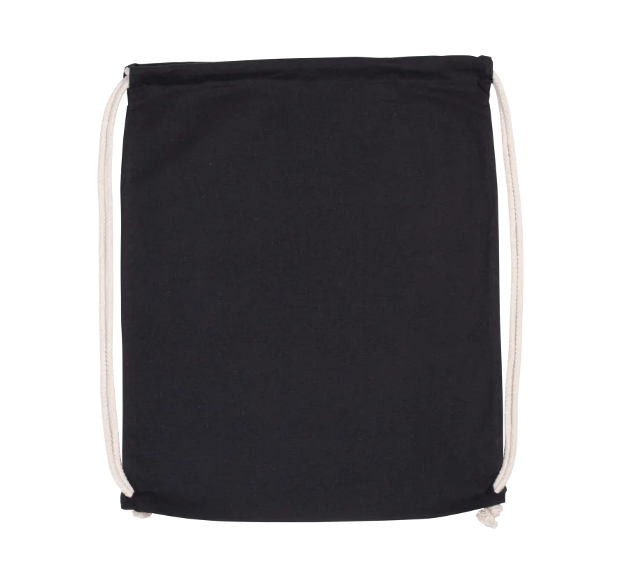 Sac à dos en coton bio avec cordelettes
