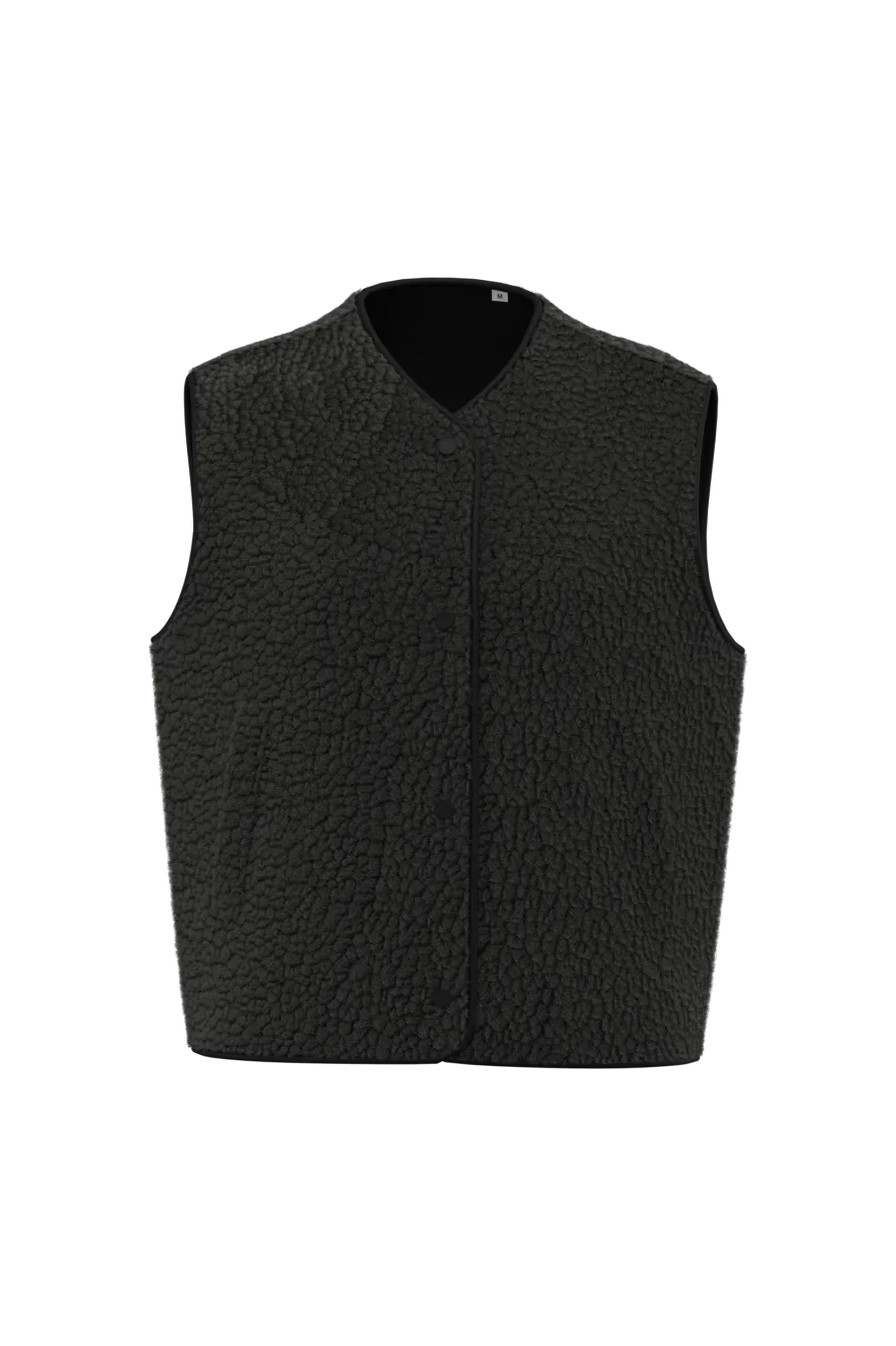Veste sans manches en sherpa femme