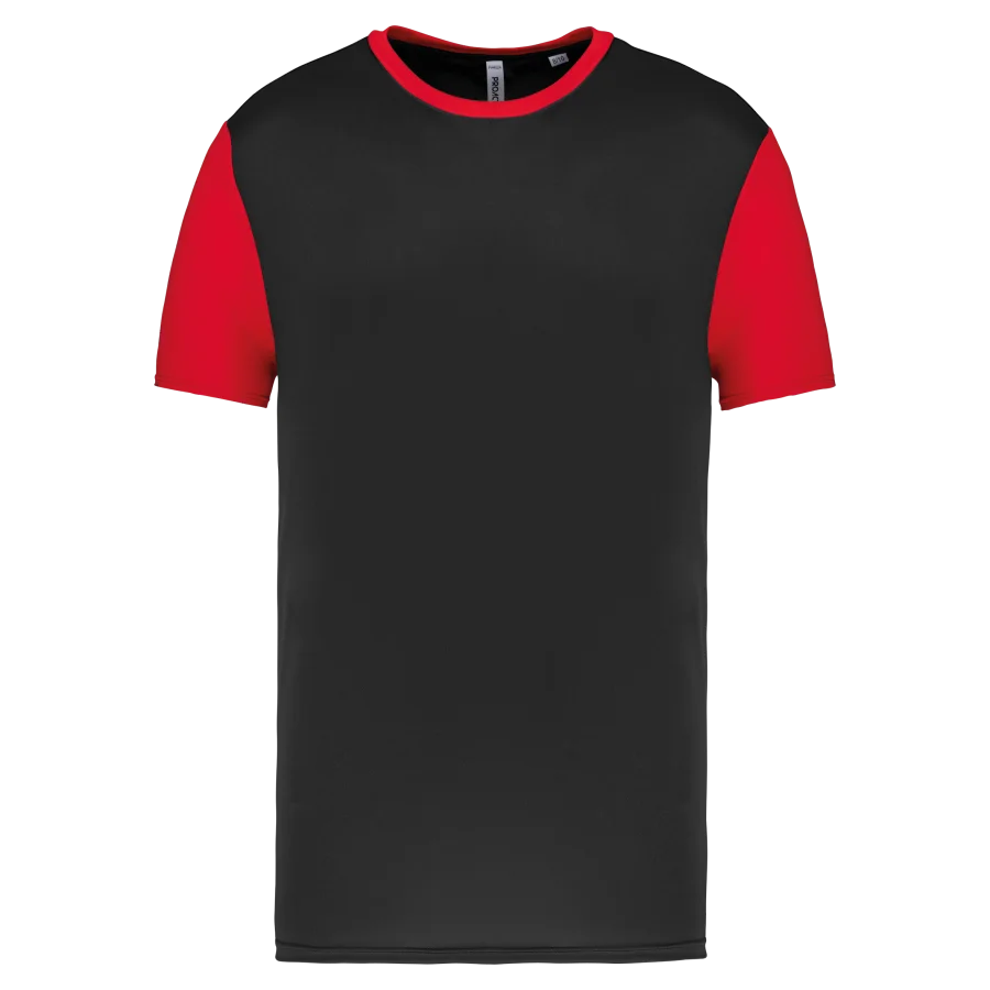 Maillot multisport manches courtes bicolore enfant