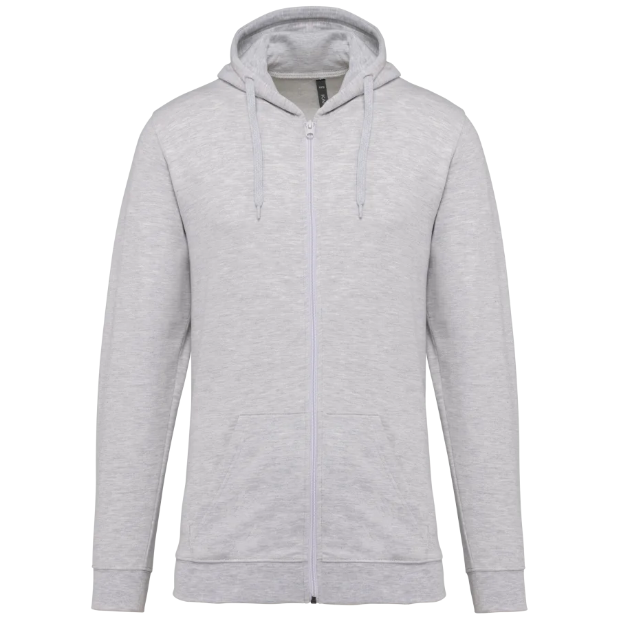 Sweat-shirt zippé capuche unisexe