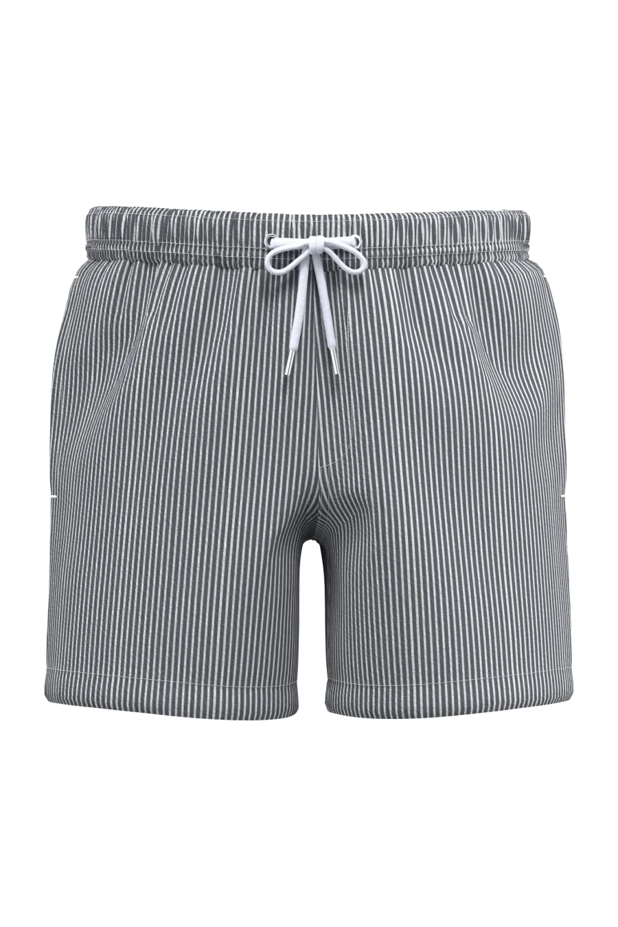 Short de bain écoresponsable rayé homme