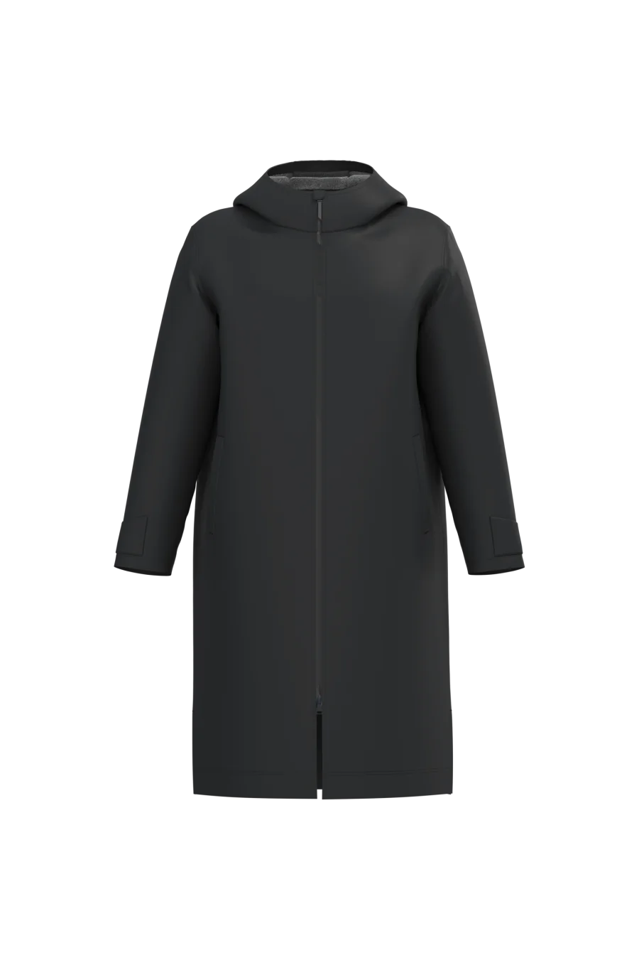 Parka longue doublée sherpa unisexe