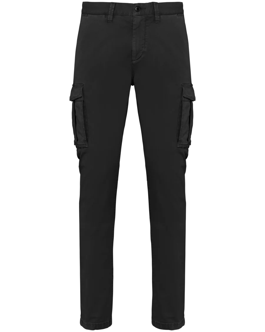 Pantalon cargo écoresponsable délavé homme