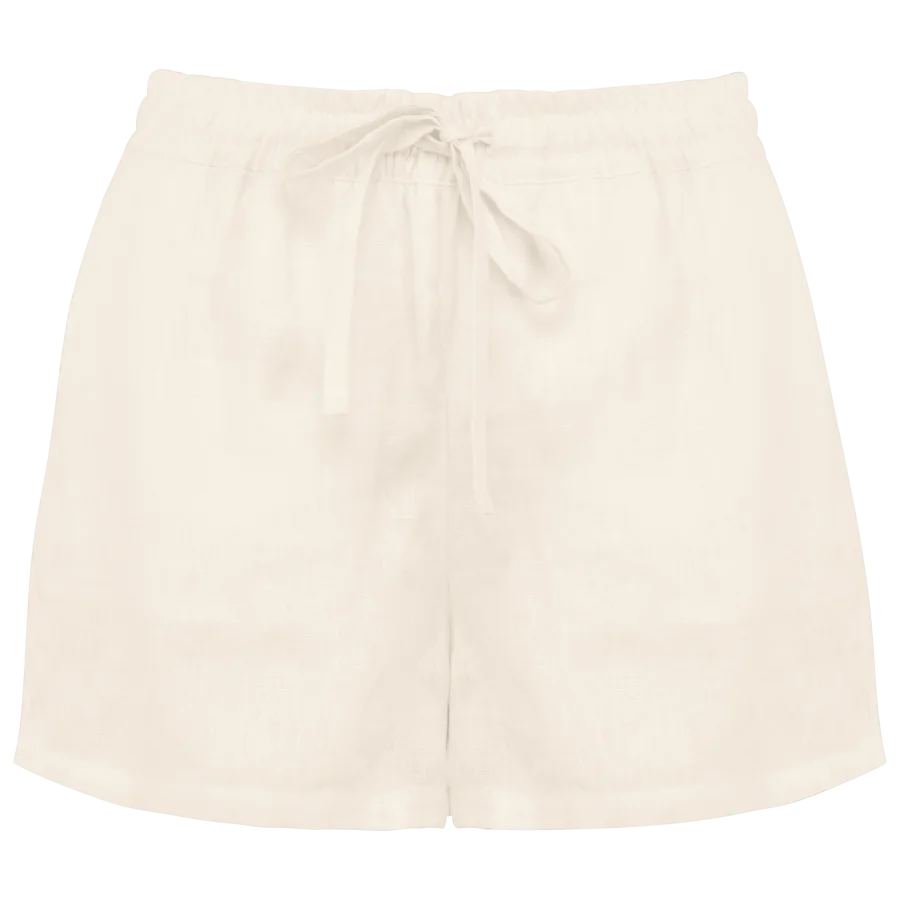 Short en lin femme