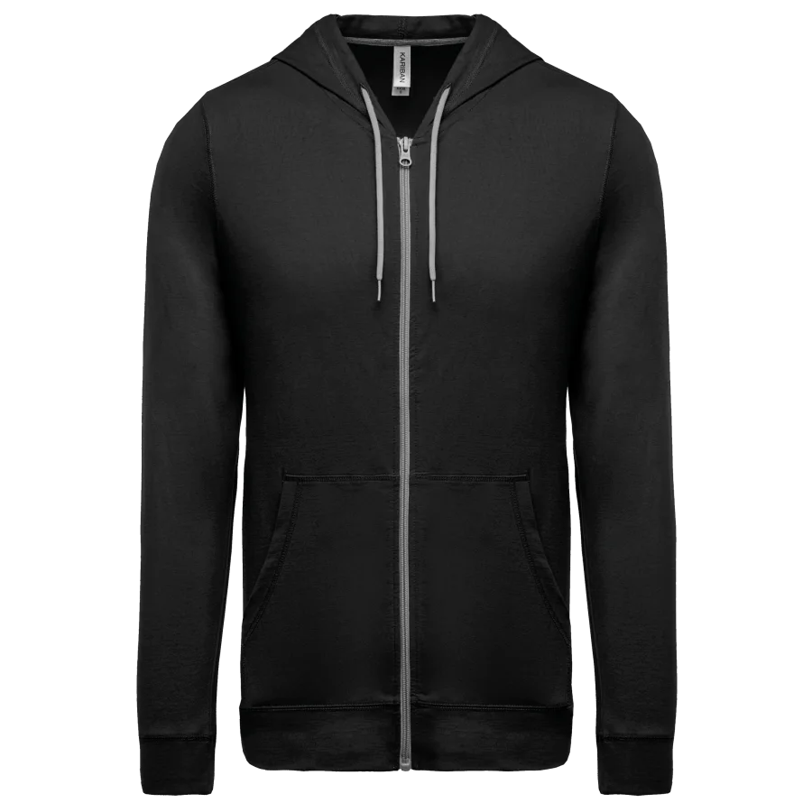 Veste coton légère à capuche