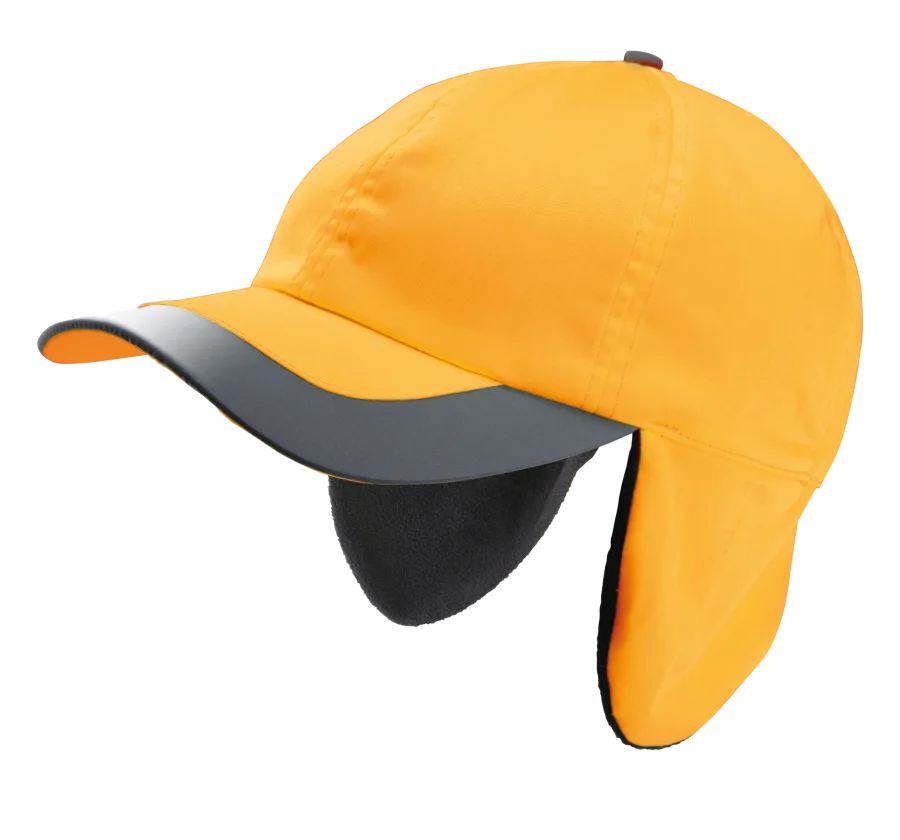 Casquette hiver fluorescente - 6 panneaux