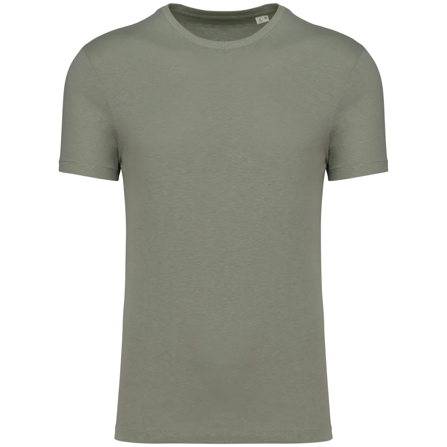 T-shirt écoresponsable en coton bio et lin unisexe