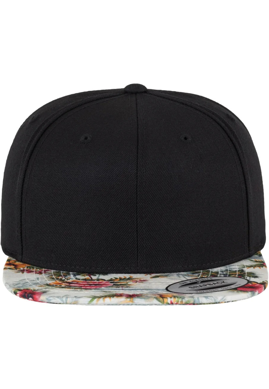 Casquette floral snapback