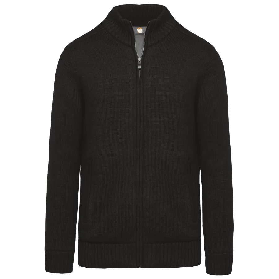 Cardigan doublé polaire homme